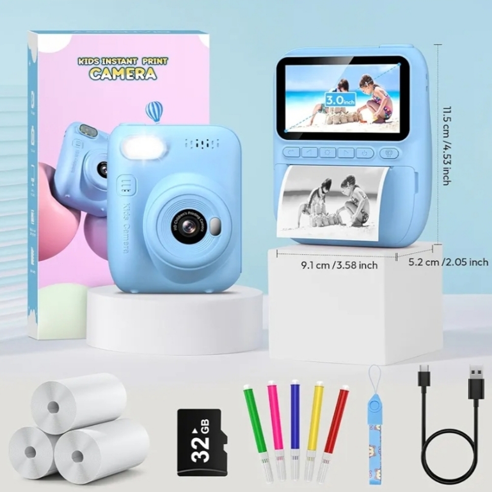Hangrui Kids Camera Instant Print - Toddler Camera for Creative Exploration Idea